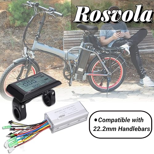 Miniatura 4 de Rosvola Controlador sin escobillas del motor, panel de pantalla LCD y kit de controlador de velocidad de motor sin escobillas para scooter (36V48V