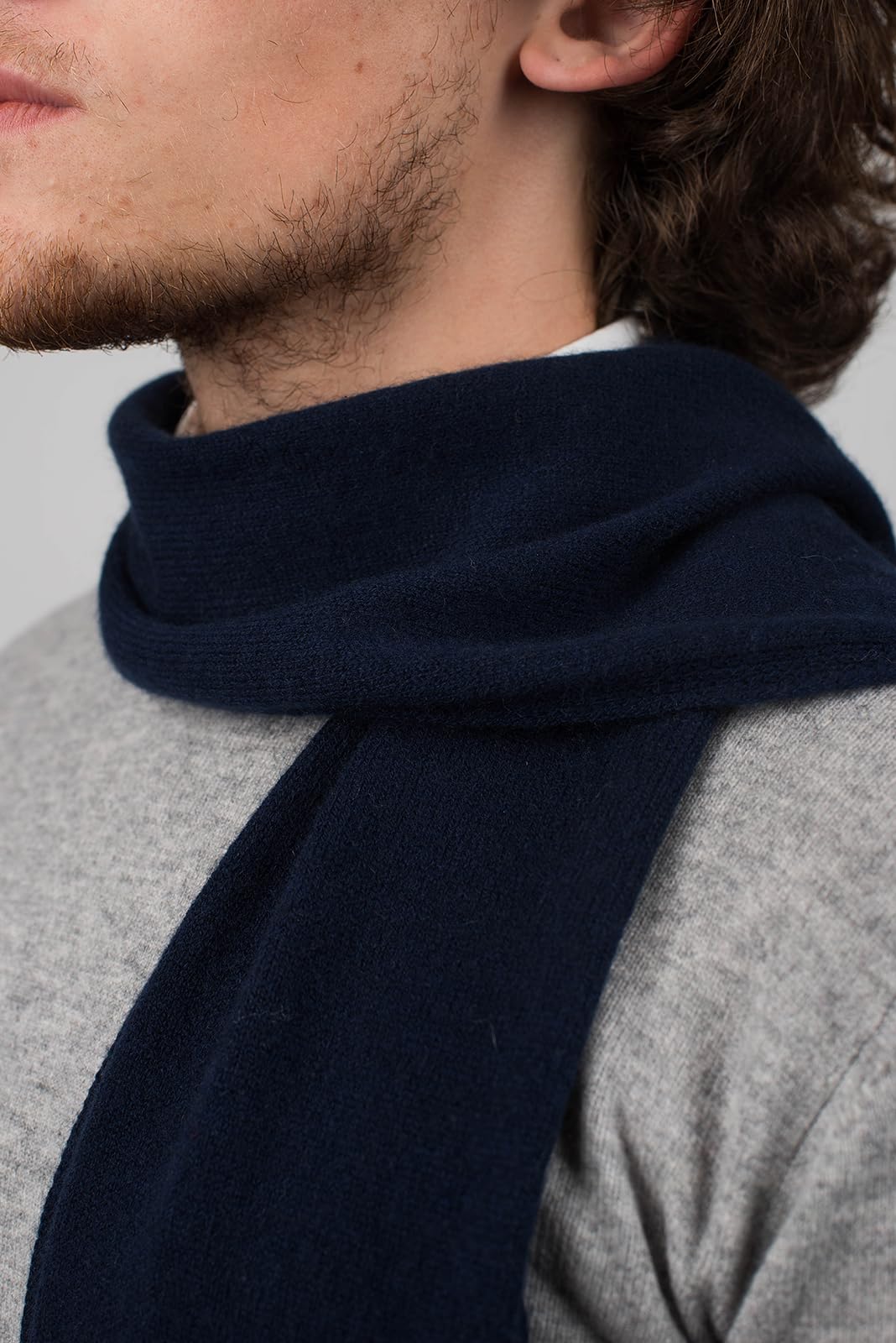 DALLE PIANE CASHMERE - Mini Sciarpa 100% cashmere - Uomo/Donna