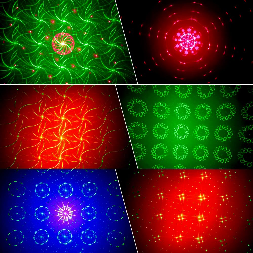 Projecteur LED stroboscopique DJ RVB avec activation sonore pour fêtes, Noël, club, bar, cadeau, anniversaire, rave, appareil d'éclairage de scène.
