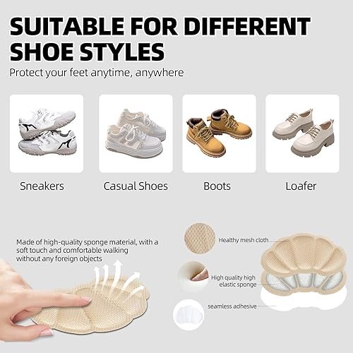 Miniatura 4 de Almohadillas de talón para zapatos sueltos demasiado grandes para hombres y mujeres, mejor ajuste y comodidad del zapato, evita resbalones del