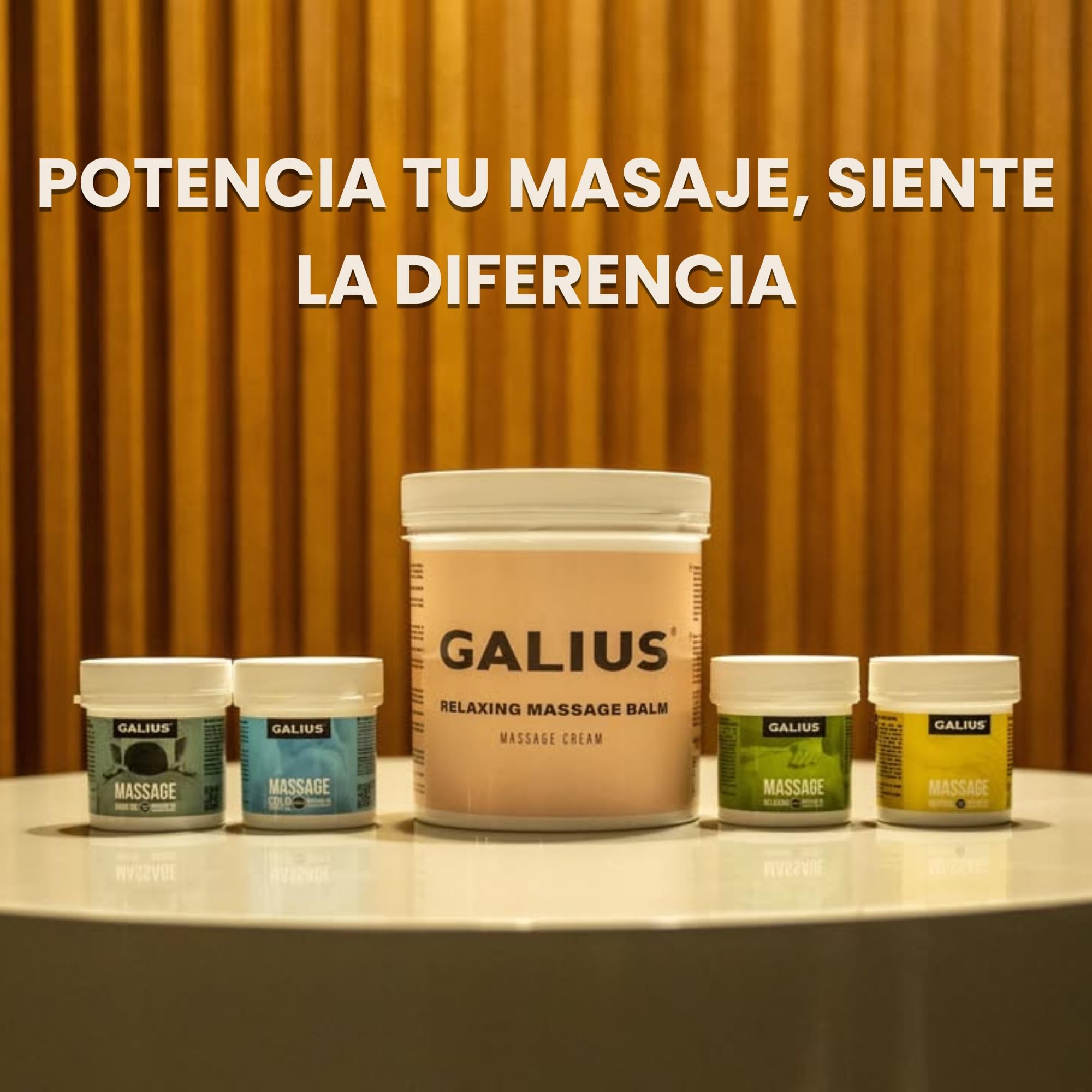 GALIUS - Bálsamo Relajante para Masaje con Ingredientes Naturales - Hidratación Profunda para Fisioterapia y Masajes Relajantes - Ideal para Todo Tipo de Masajes - 1kg