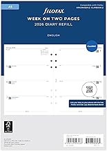 Filofax A5 week on two pages English 2026 diary 26-68522