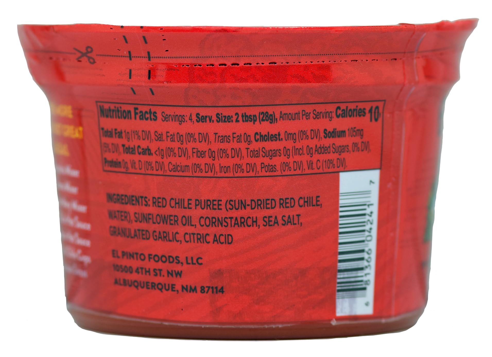 El Pinto Medium Hatch Red Chile Sauce (4 Ounces, 12 Pack)