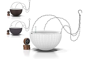 GARDENIX DECOR Self Watering Hanging Planters for Outdoor Plants