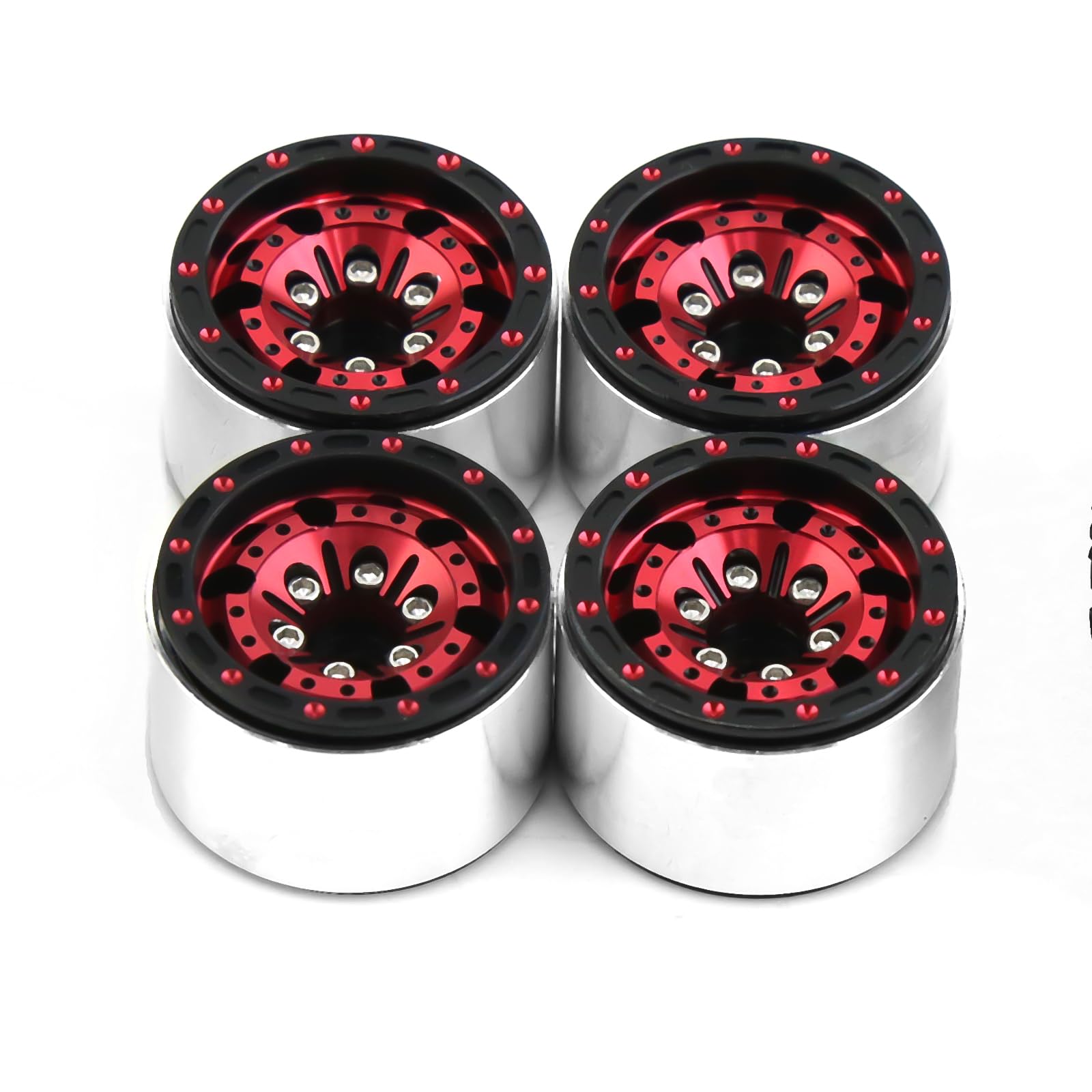 Amazon.com: REDSPIDER （4pcs） 1.0 beadlock Wheels and Tires，1.0