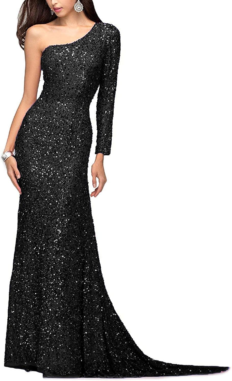 sequin mermaid dress long sleeve