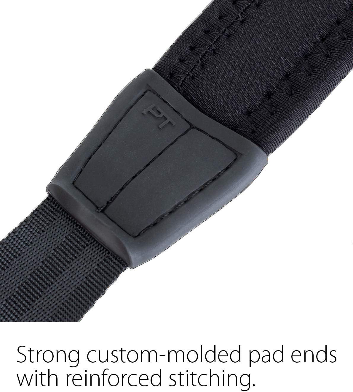 Pro Tec 22" (Regular) Padded Neoprene Saxophone Neck Strap with Plastic Swivel Snap, Black (N310P)