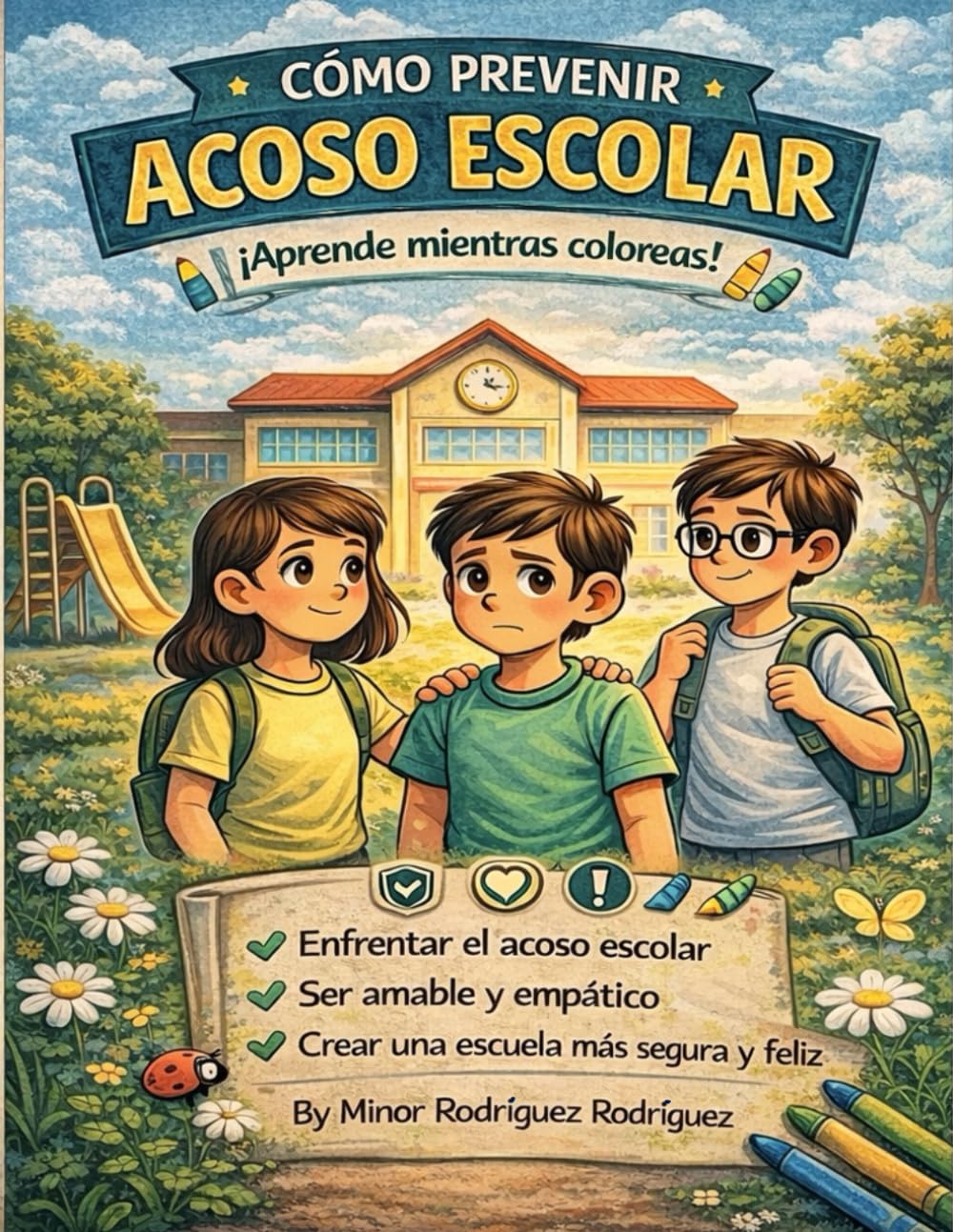 Cómo prevenir Acoso Escolar: Aprende sobre bullying mientras coloreas