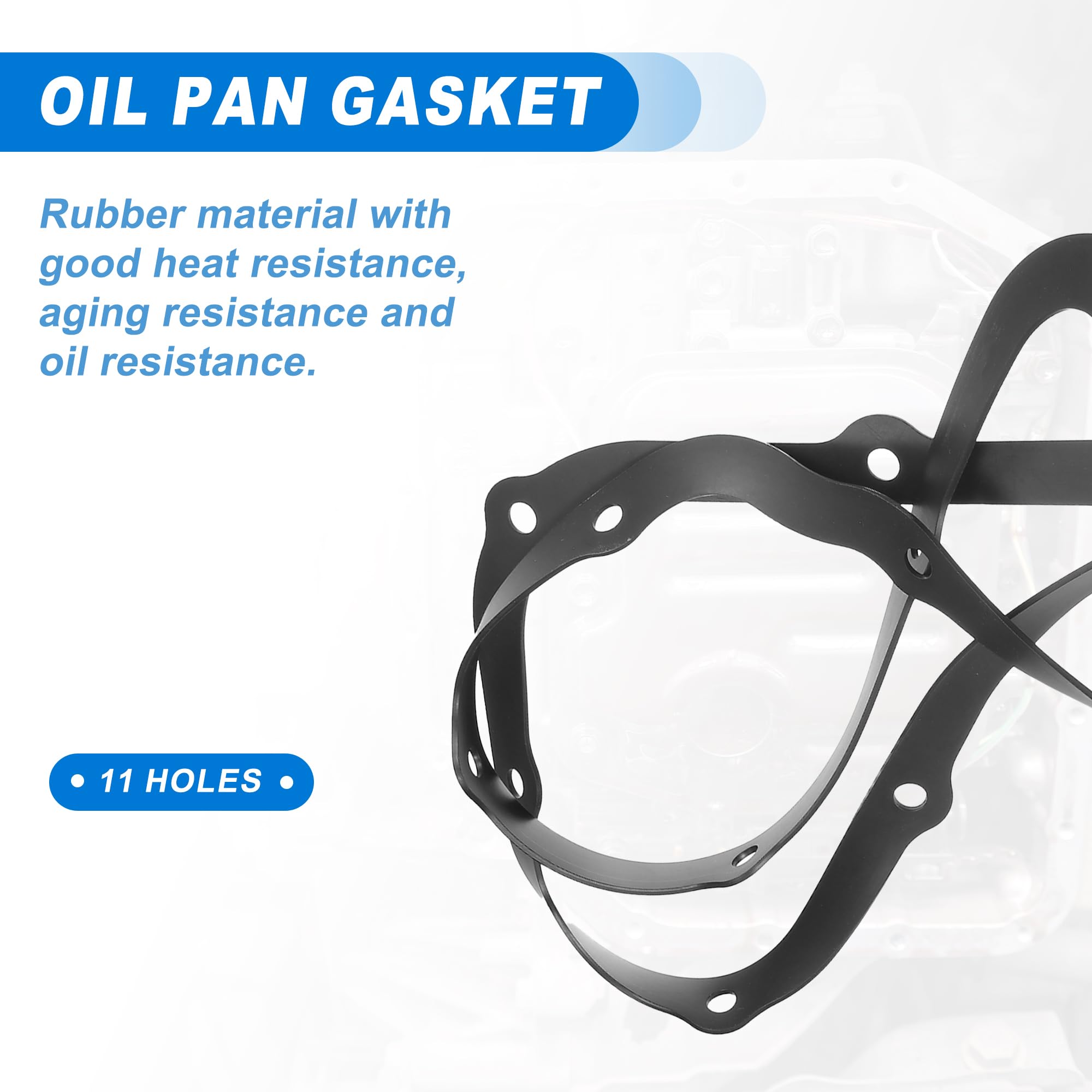 QUARKZMAN Kit De Filtro De Transmisión Automática Para Volvo S60 14-18 | 2 Pcs, Para Transmisiones Af40/Af21/Tf-80Sc/Tf-81Sc, Para Volvo Xc70/S80, Material Plástico/Caucho, Negro, Junta 11 Orificios