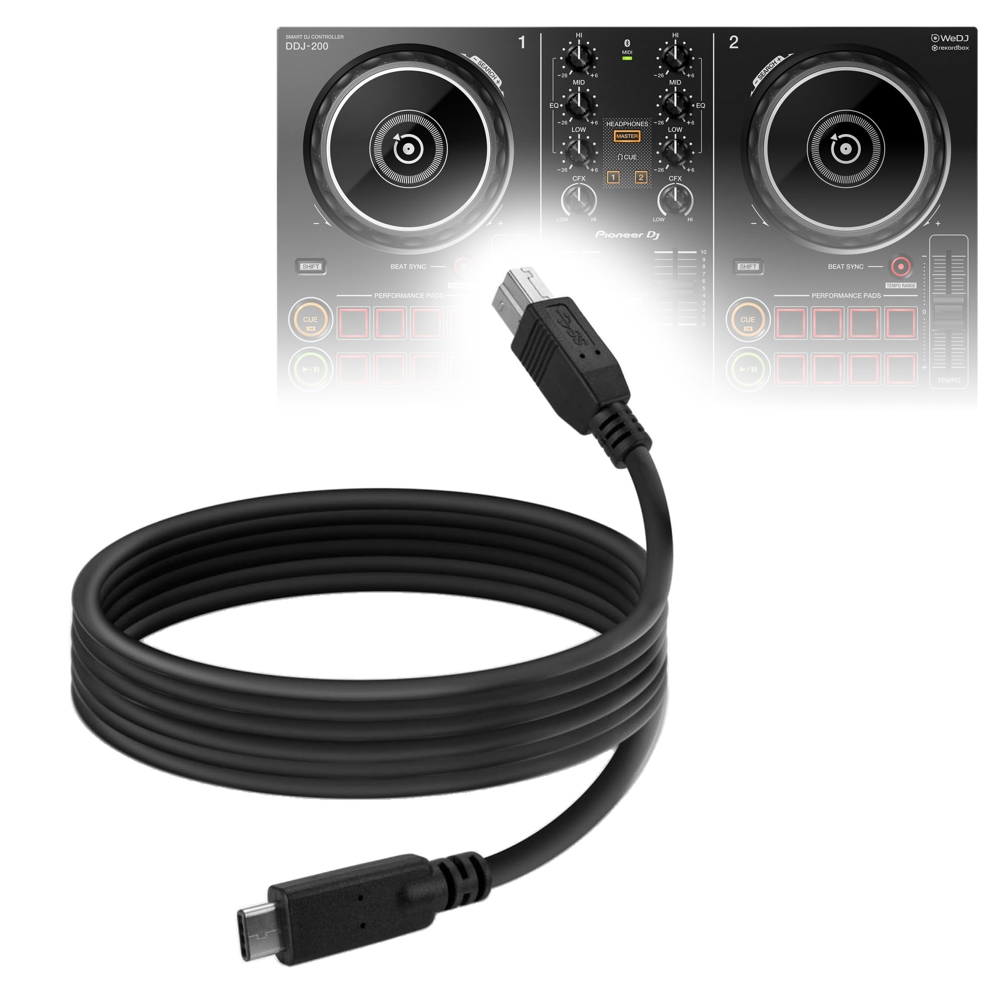 Amazon.com: BoxWave Cable Compatible with Pioneer DJ DDJ-200 Amazon.com: BoxWave Cable Compatible with Pioneer DJ DDJ-200