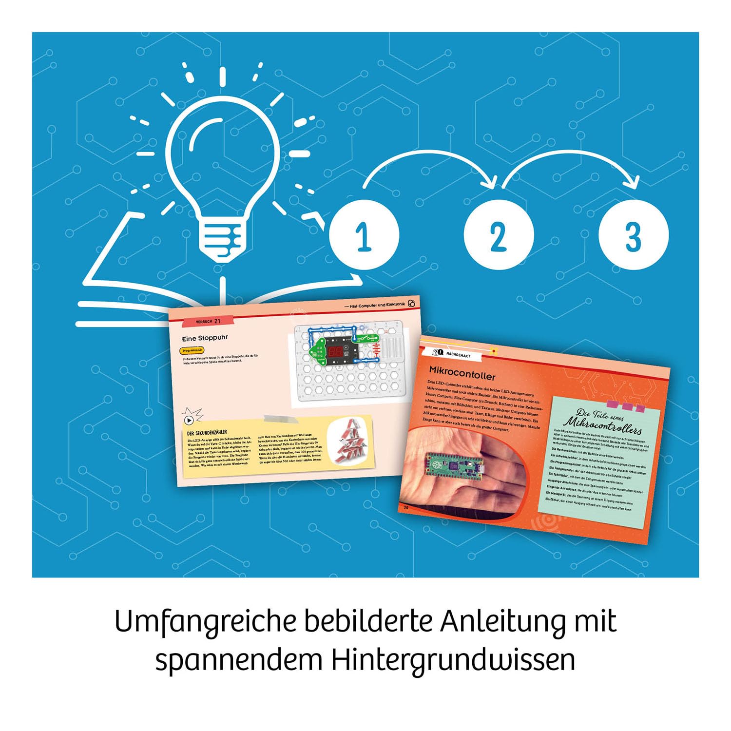 KOSMOS Easy Elektro - Games, Experimentierkasten zu Elektrotechnik | Spielerisches Lernen über Stromkreise beim Programmieren von Mini-Games, für Kinder von 8 bis 12 Jahren