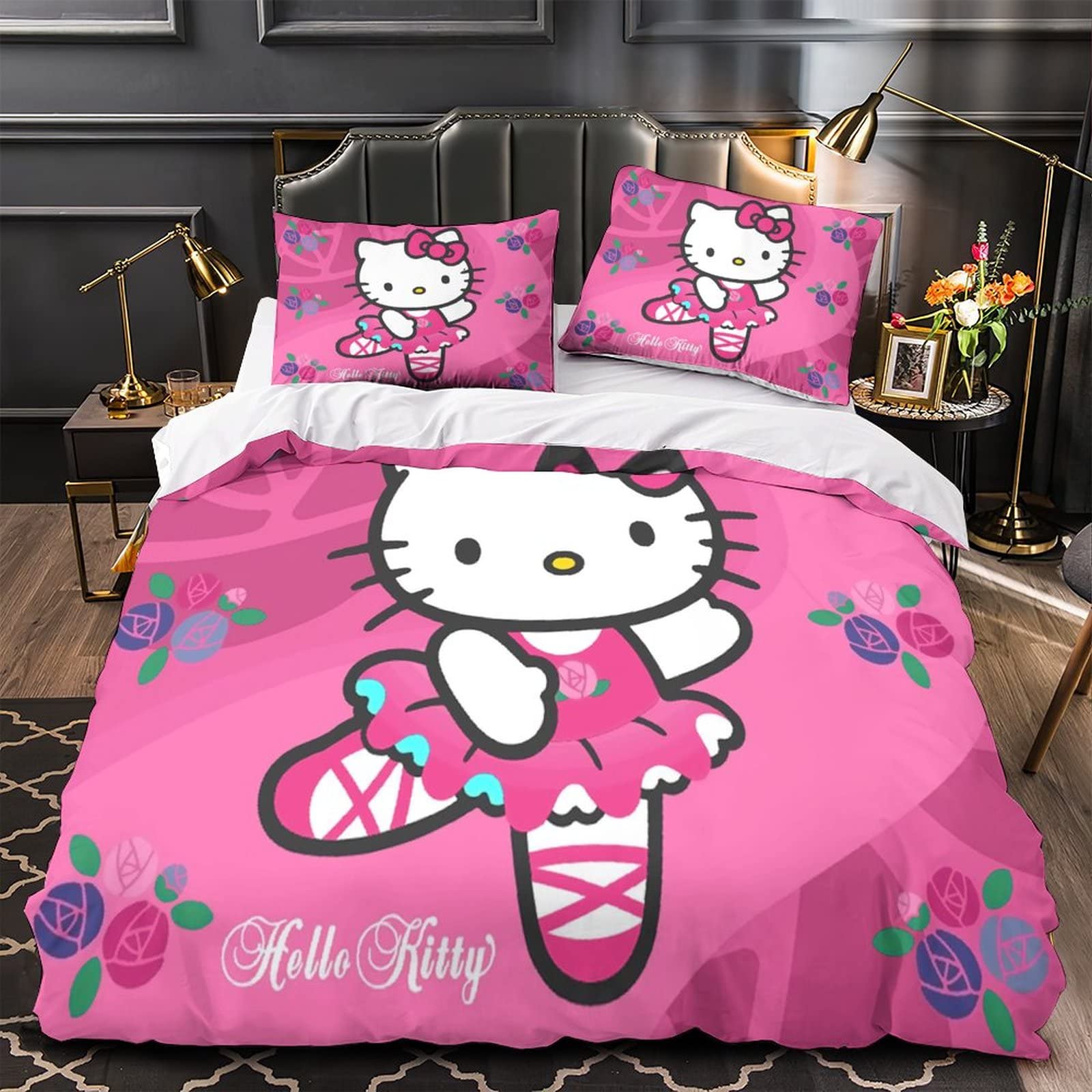 Sanrio Bedding Set Hello Kitty Cartoon Bedding Set