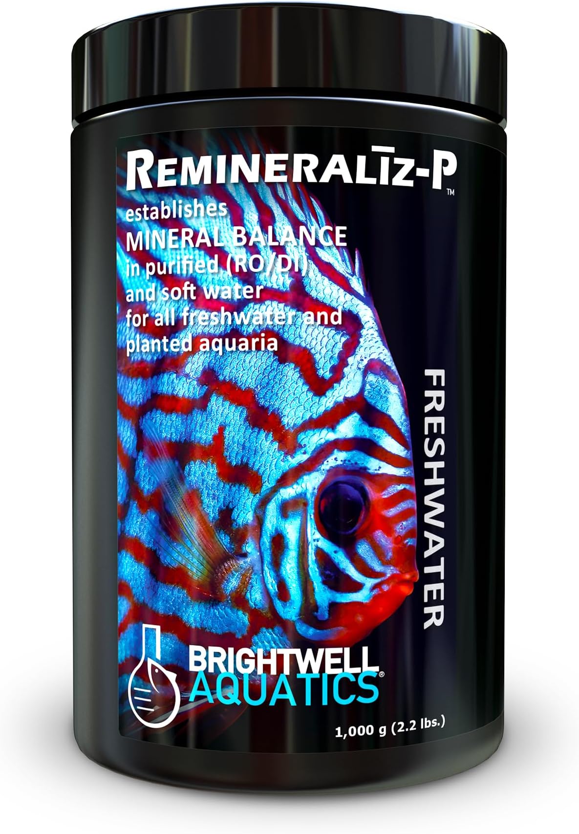 Remineraliz P - Reconstitutes Reverse Osmosis, Deionized, or Distilled Water for Freshwater Aquarium Use 1000-g