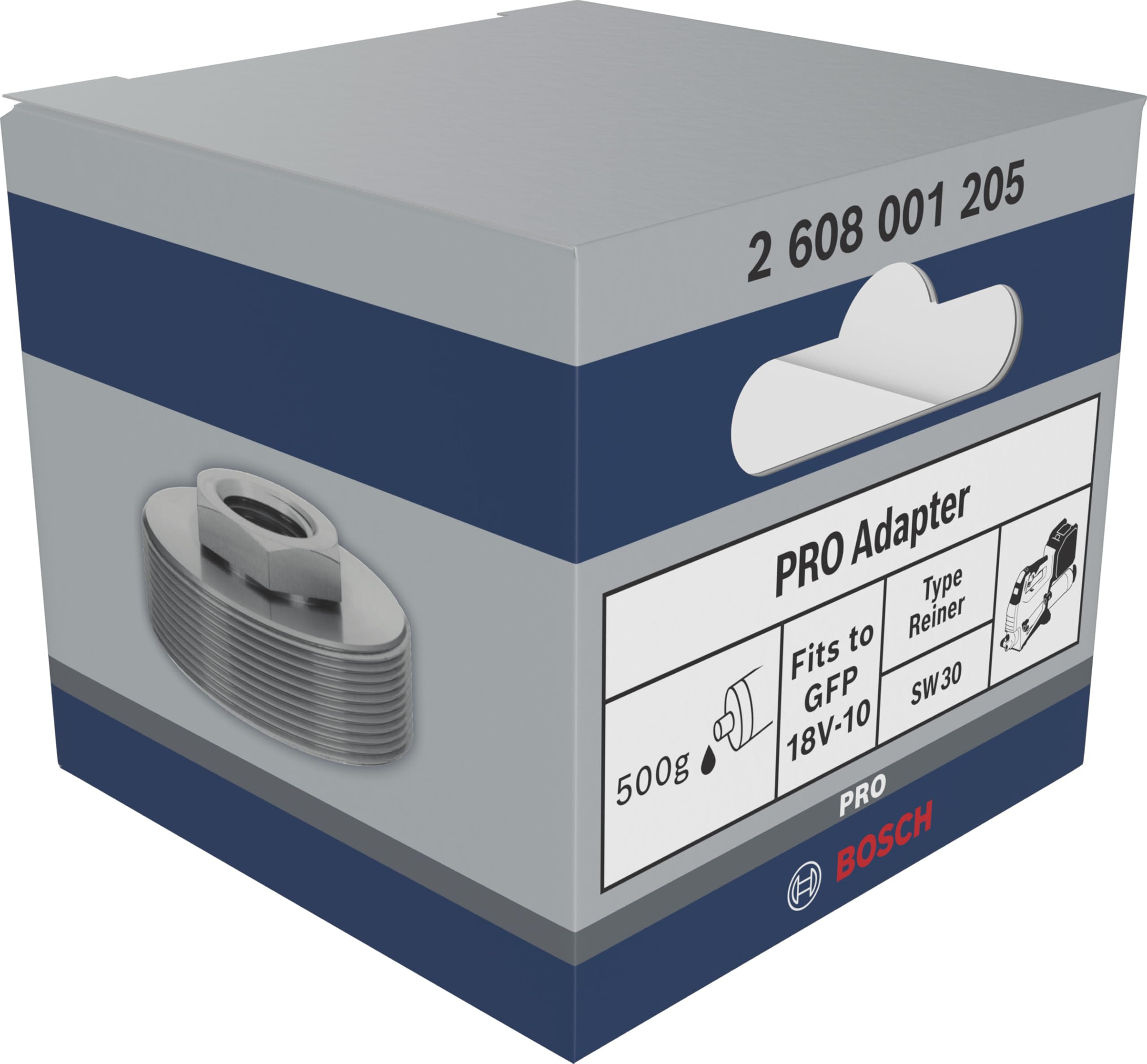 Bosch 1x Adattatore PRO per ingrassatore (Ø 30 mm,)