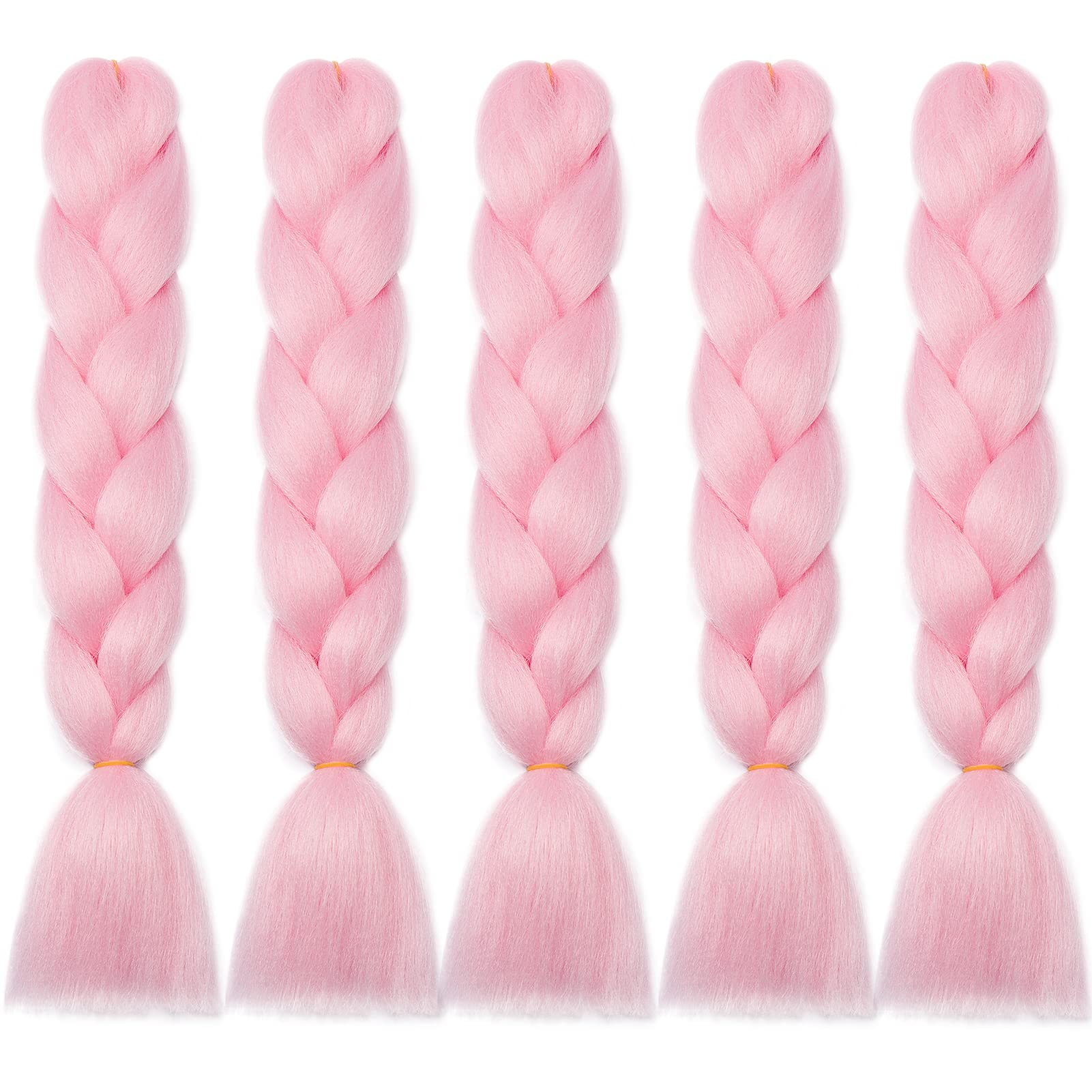 24inch Jumbo Braids Hair Extensions Ombre Braiding Hair Synthetic 3Pieces/lot Crochet Twist High Temperature African Box Braids, Sapphire Blue — view 129