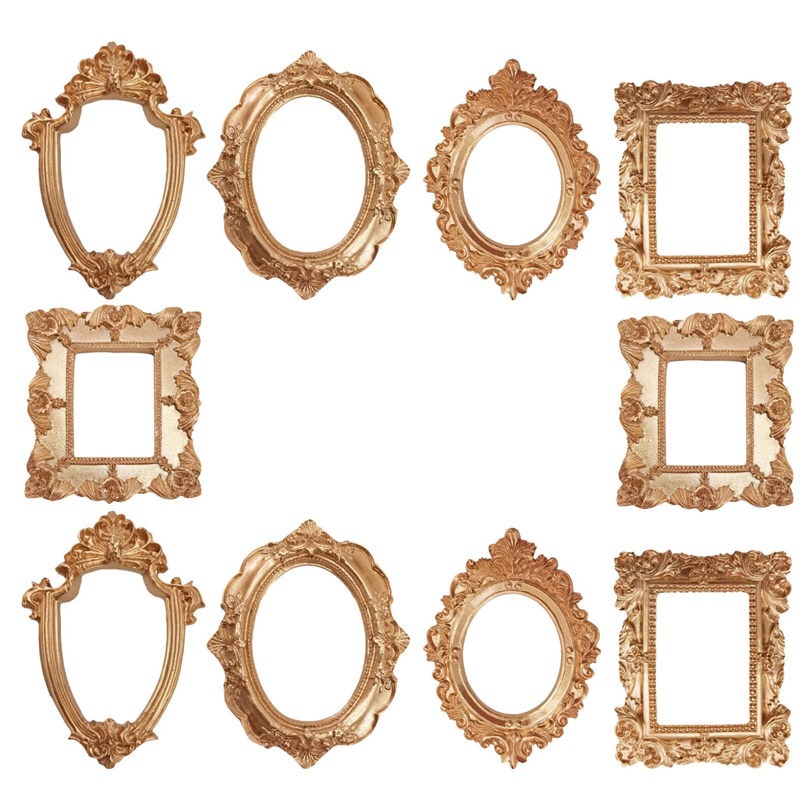 Accessoires photo et mini cadres photo vintage pour création artistique et DIY lot de 10