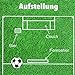Produktbild Servietten (2er Set / 40Stück) 3-lagig 33x33cm Fußball (Aufstellung)
