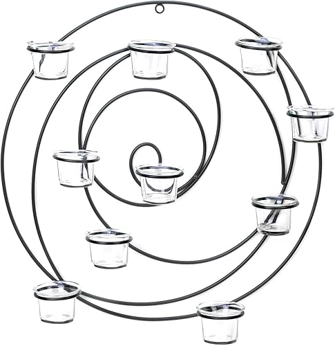 Aplique de pared de vela hipnótica de 17.25" de alto