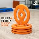 JIMWALT Jimwalt Premium Neoprene Coated Weight Plates | Reach Compliant| From the House of Healthycliq| Sedex Certified| Strength Training Weight for Home Gym (1 to 10 Kg 30 MM Center Hole) (2kg*2=4kg) gallery image