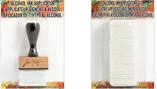 Alcohol Ink Applicator and Ink Applicator Felt Refill Bundle