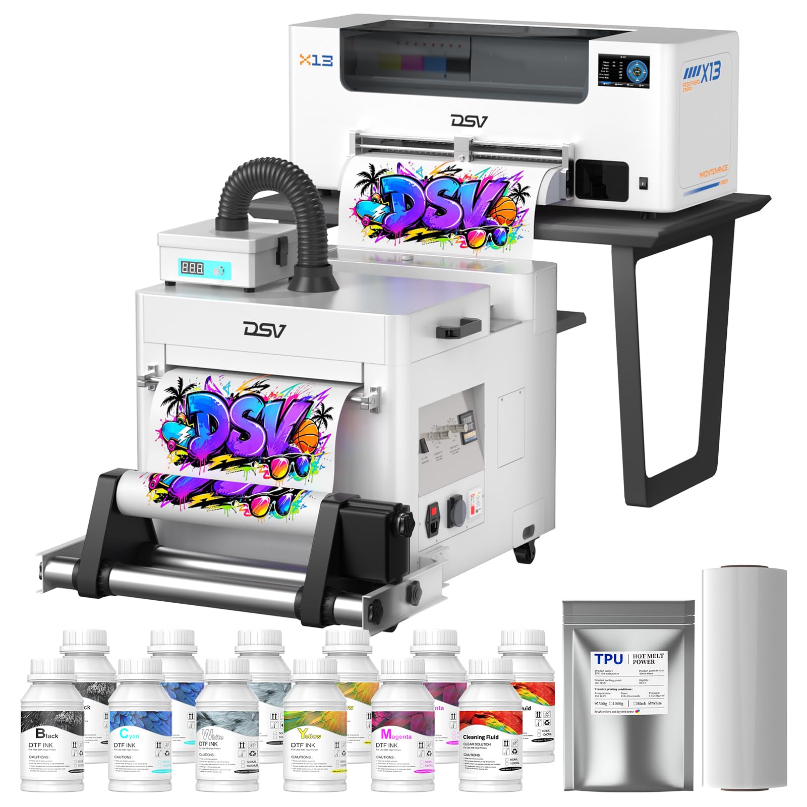 DSV A3 F1080 DTF Printer