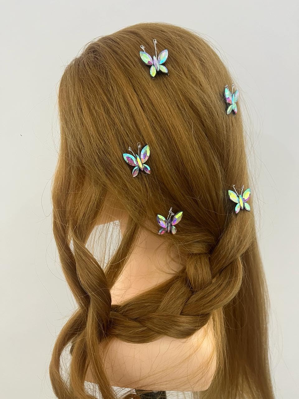 Womens Stylish- Butterfly Stone Hair Clips Hair Accessories | stone Hair Clip Decorative Hair Accessories For Women Pack Of 10pcs (MultiColor) (B0CW3MHRCV) Amazon Price History, Amazon Price Tracker