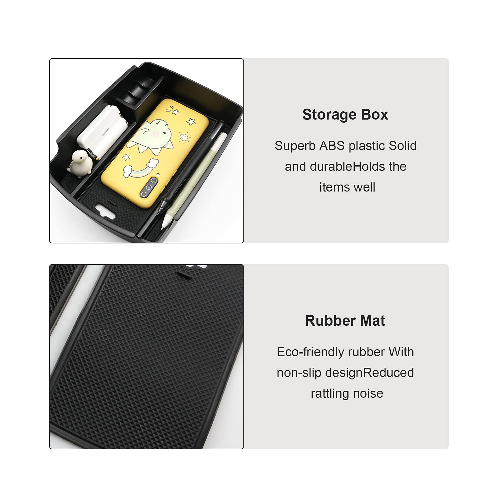 Vano Portaoggetti Per Kia Sportage QL 2016-2021 - Organizzatore Con Base Antiscivolo, Solo Per Cambio Automatico - Foto 5