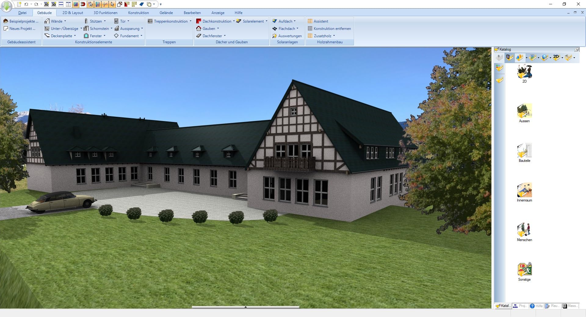 3D CAD 14 Professional - Software für professionelle Bau- und Haus-Planung in 3D und 2D mit Elektroplanung für Win 11, 10