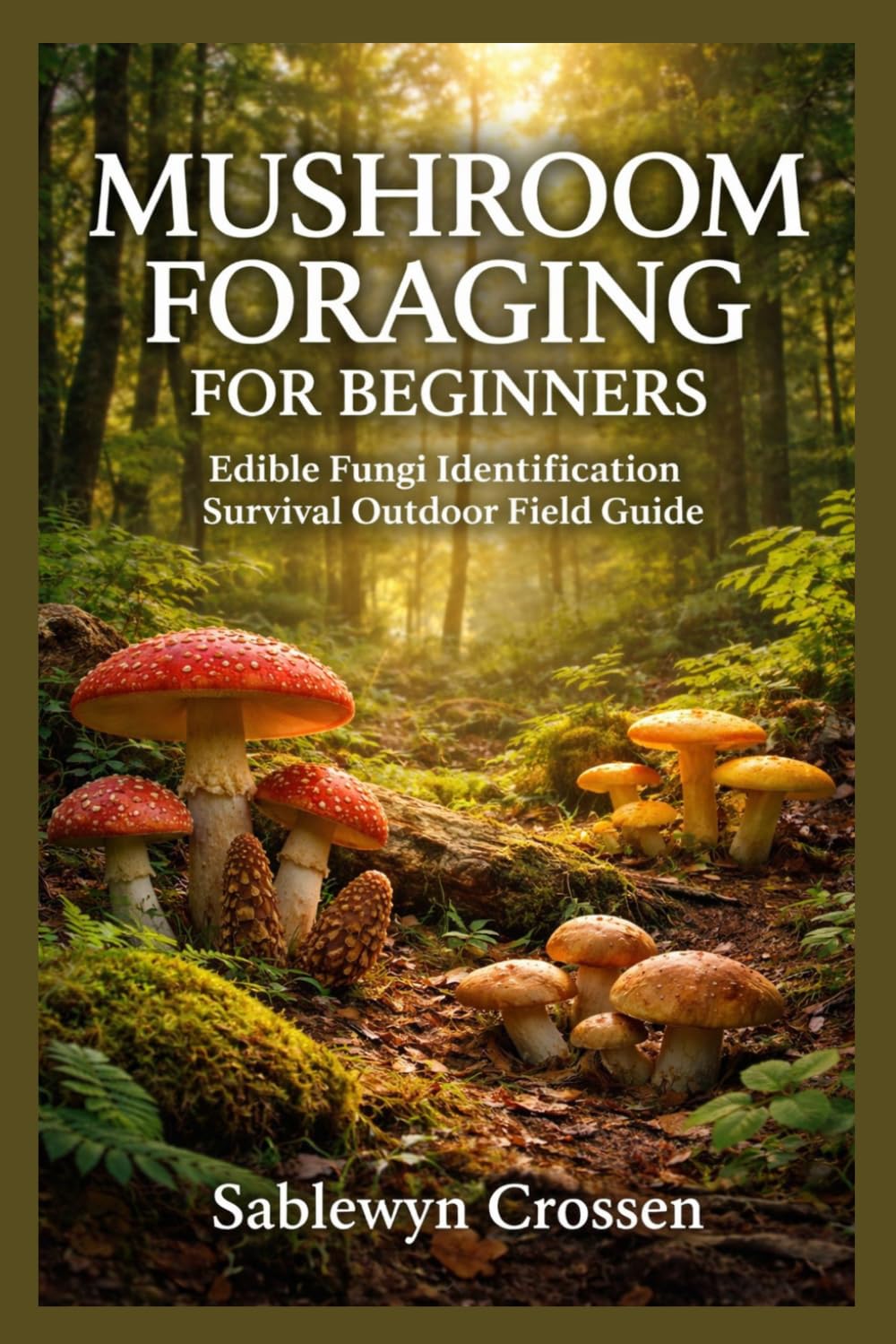 MUSHROOM FORAGING FOR BEGINNERS: Edible Fungi Identification Survival Outdoor Field Guide