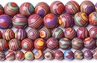 Vista 8 de 60 cuentas redondas sueltas de ágata negra natural mate de 0.236 pulgadas para fabricación de joyas, bricolaje y pulseras, piedra curativa de Ágata