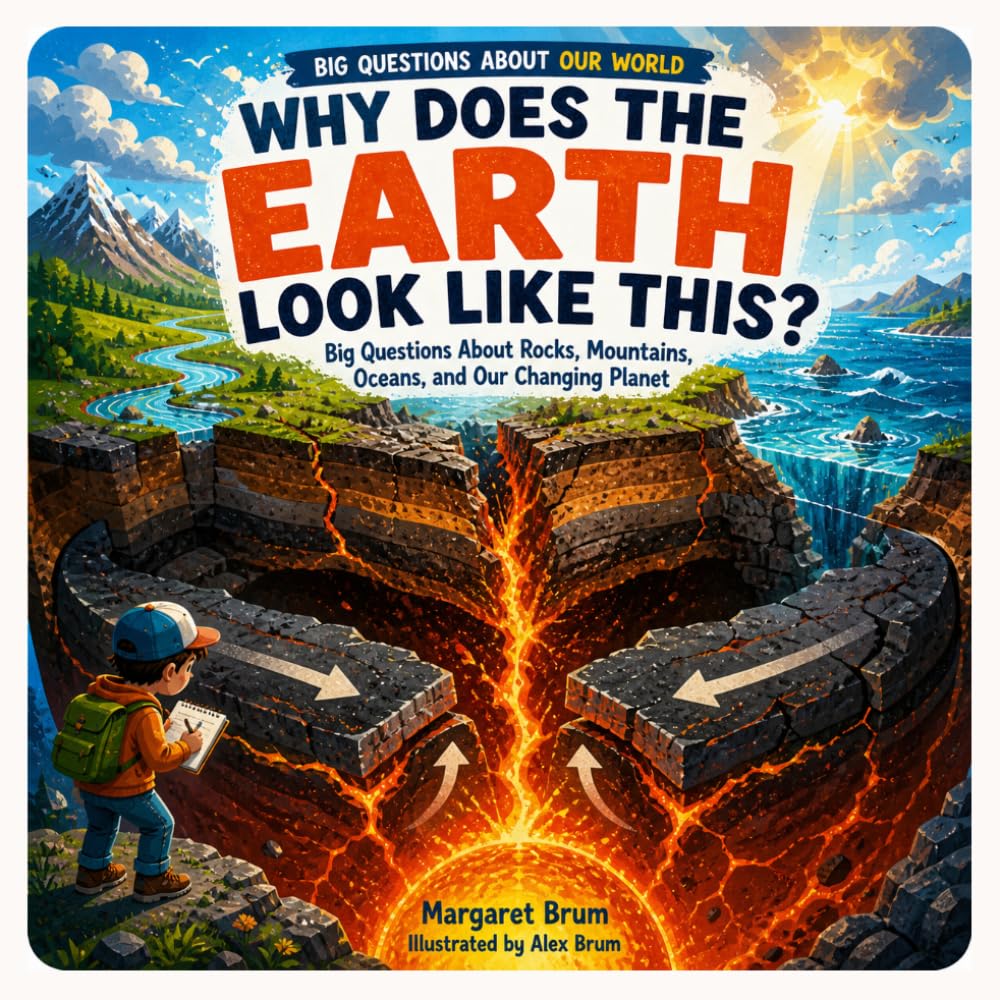 Why Does the Earth Look Like This?: Big Questions About Rocks, Mountains, Oceans, and Plate Tectonics - A Simple Earth Science Book for Curious Kids (Big Questions About Our World)