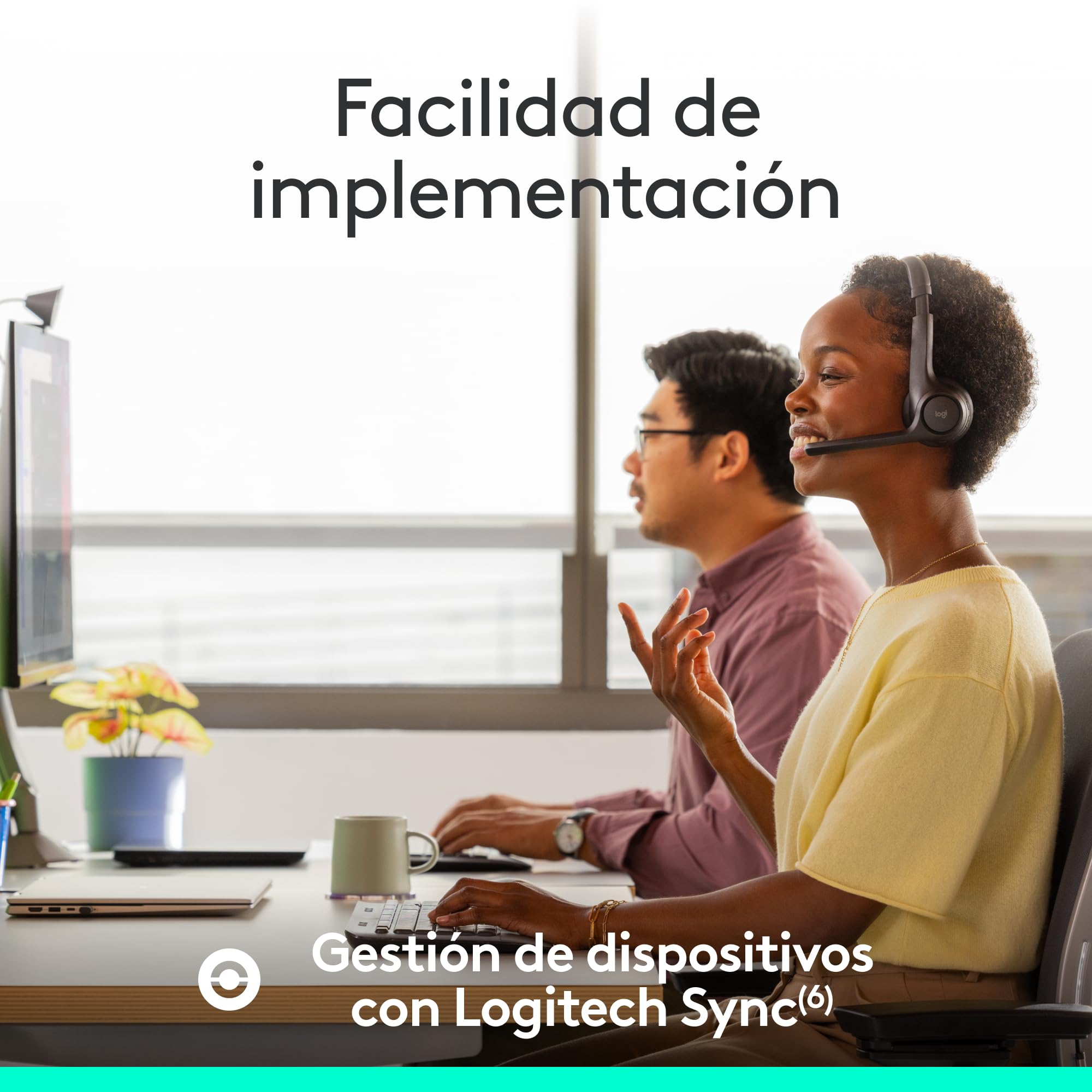 Logitech Zone 305 for Business, Auriculares inalámbricos Bluetooth | Bluetooth nativo, Microsoft Teams, Windows/Mac/Chrome/Linux/iOS/iPadOS/Android - Negro