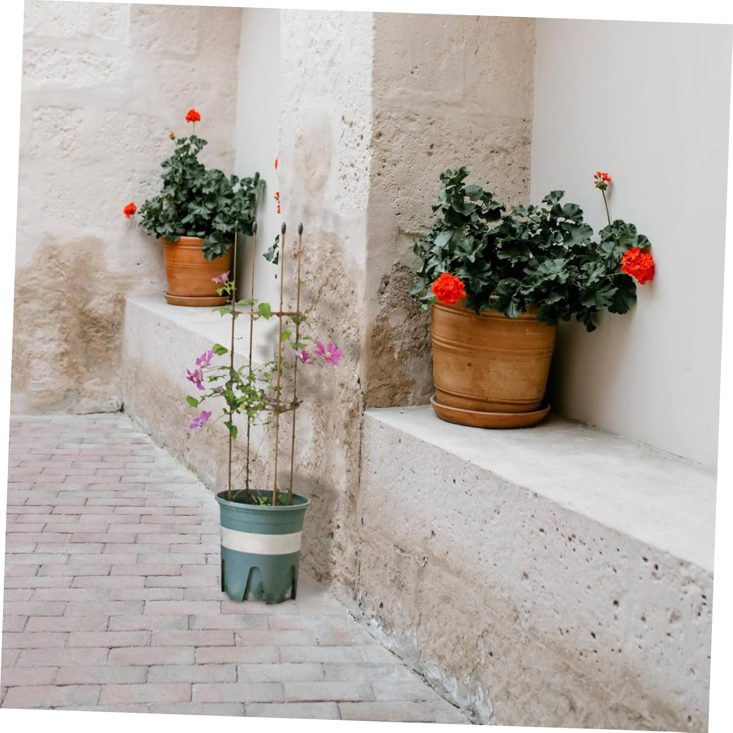 Imitation Bamboo Flower Stand Climbing Frame Garden Plant Support Gardening Supplies