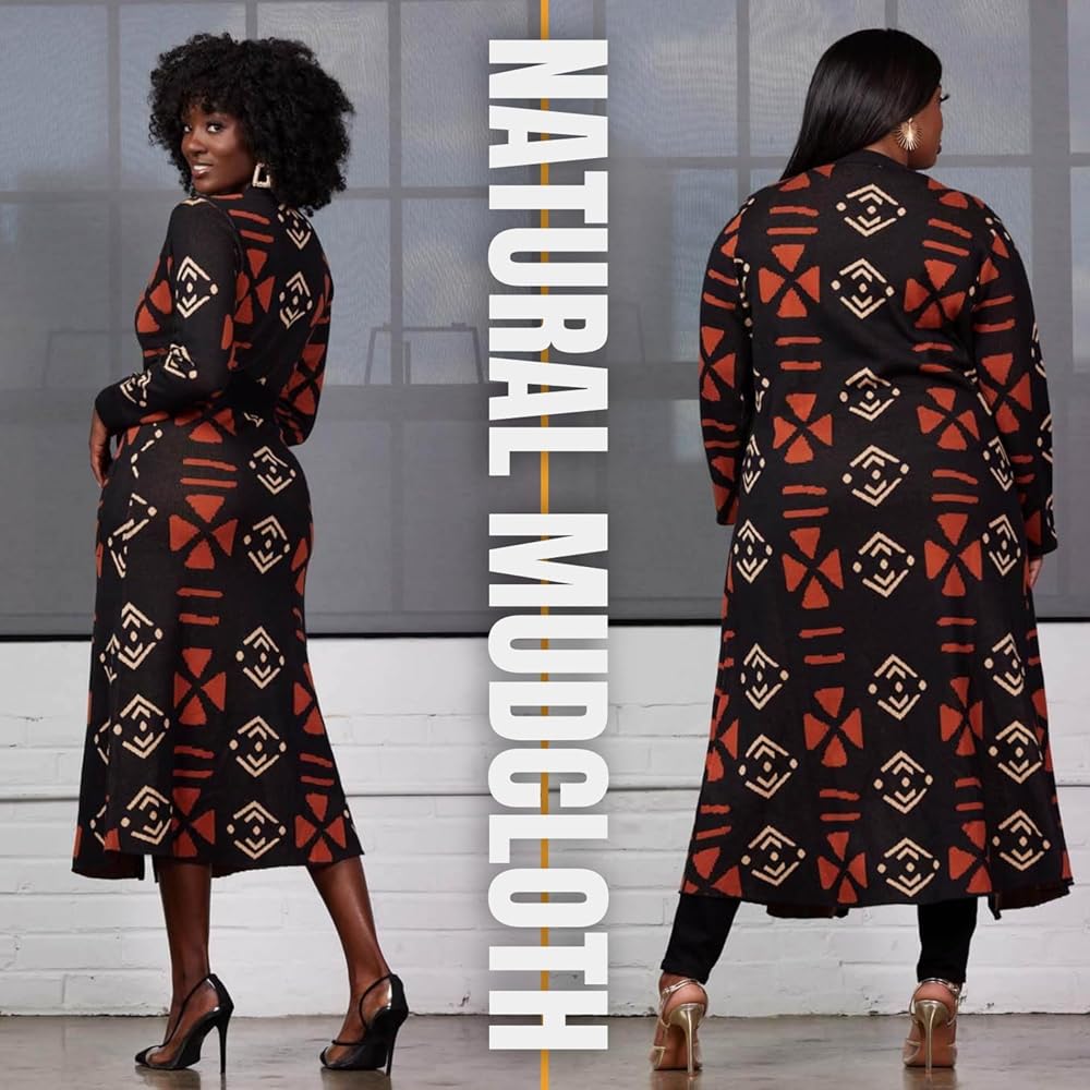 D'IYANU | Aisha Women's African Culture Print Cardigan or Dress