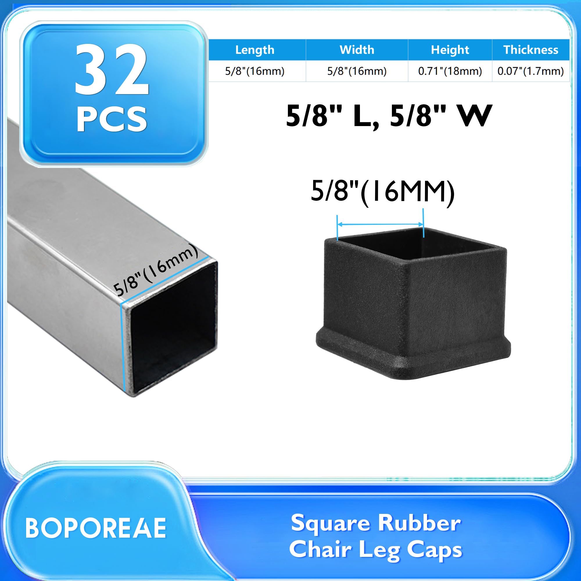 Snapklik.com : 32 Pcs 5/8