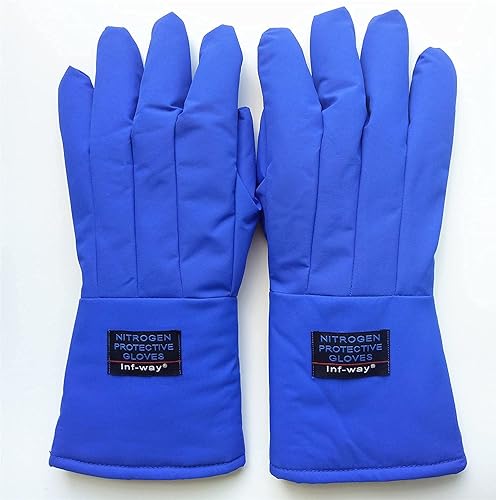 Guantes criogénicos de baja temperatura LN2 guantes protectores de nitrógeno líquido para almacenamiento en frío, guantes congelados de seguridad