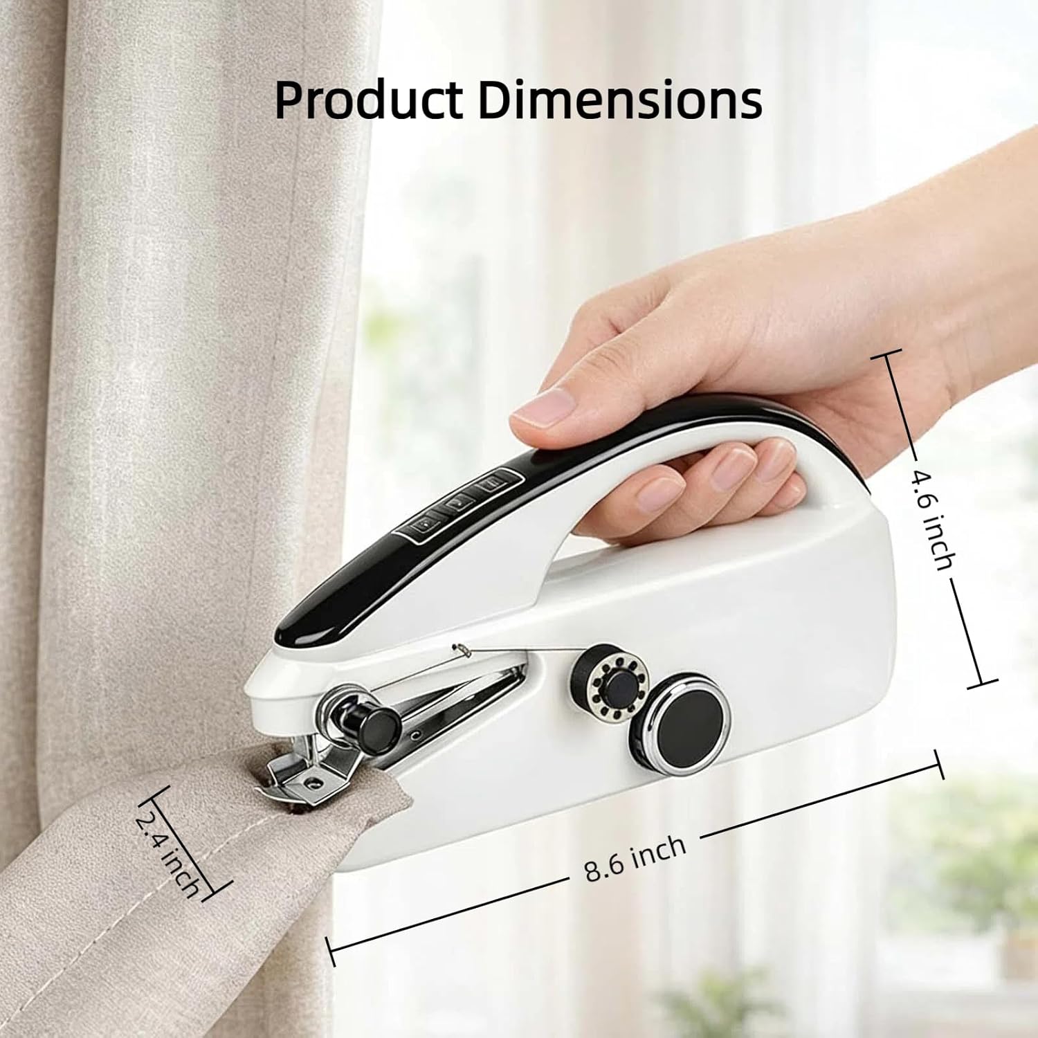 2026 New Portable Mini Handheld Sewing Machine kit, Easy to Use, Compact & Lightweight, Complete Accessories included, for Home, Dorm & DIY Beginners