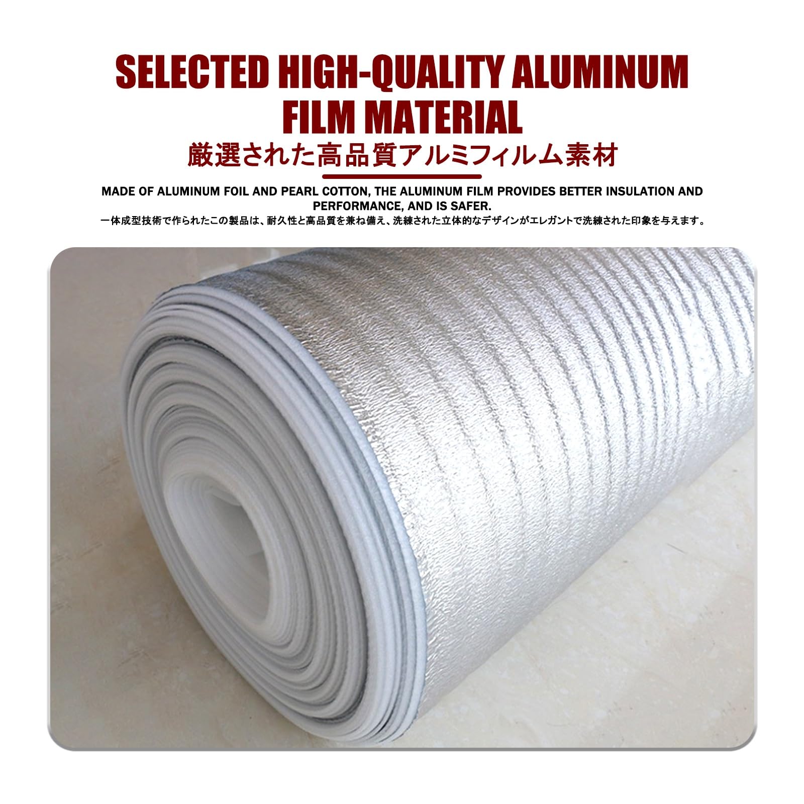 Isolamento Dietro Il Radiatore，Pannelli Riflettenti Termosifoni Rotolo，Facile Da Installare, Adatto Per Tetti, Bagni, Tatami, Uso Residenziale E Commerciale.(400CM/157.5IN,0.5CM/0.2IN)