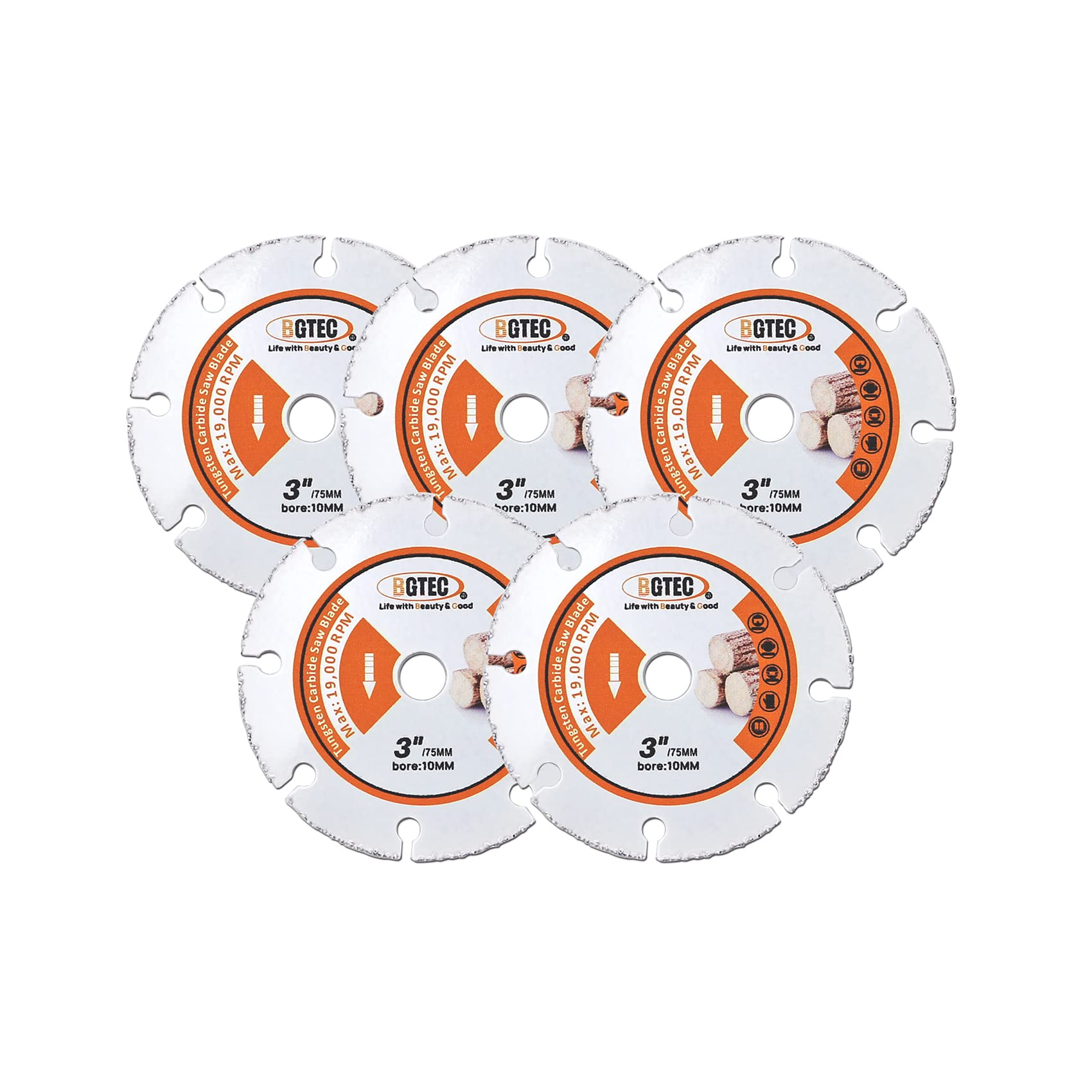 BGTEC Metal & Wood Cutting Wheels - 4 Blades -16 BGTEC Metal & Wood Cutting Wheels - 4 Blades -16