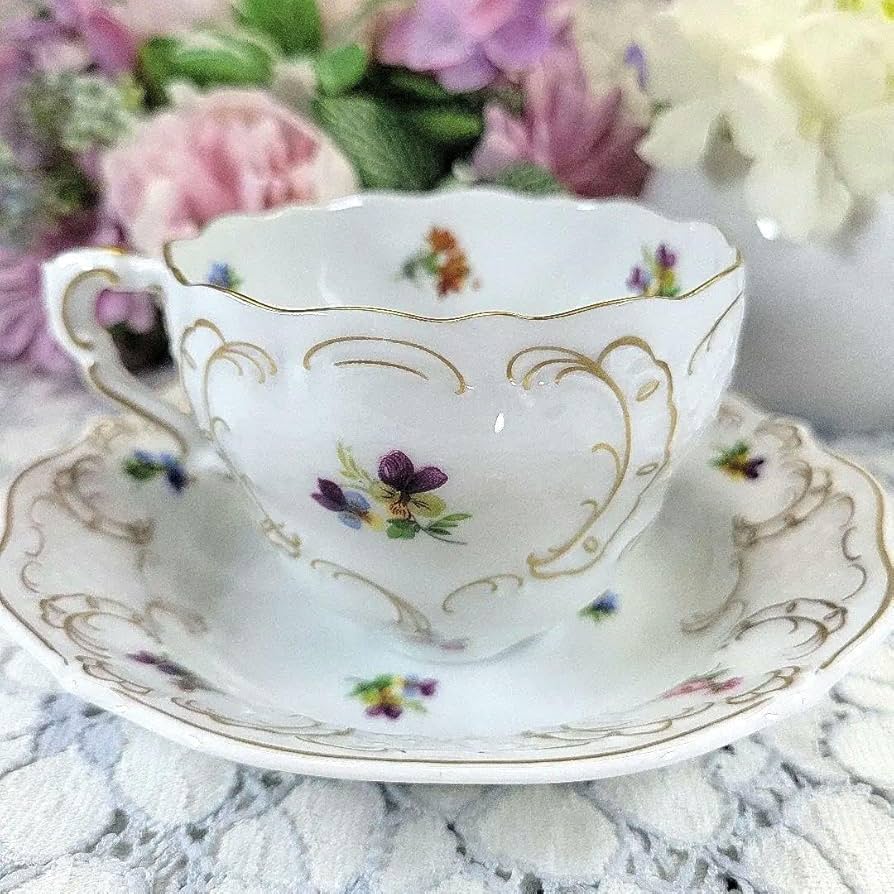 Herend - リンドナー  ベルサイユ　トリオセット　① Amazon.co.jp: ドイツリンドナーベルサイユカップ&ソーサ1客