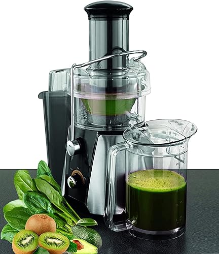Miniatura 2 de Extractor de jugo para verduras y frutas - Modos de 2 velocidades 900W plata
