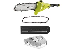 Sun Joe 24V-PS8CMAX-LTE 24-Volt IONMAX Cordless Telescoping Pole Chain Saw Kit