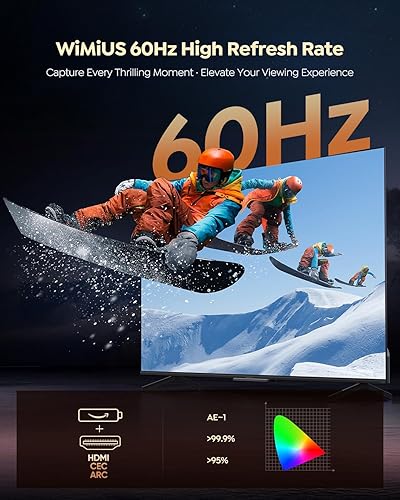 Miniatura 8 de [Built-in Official Apps/4K Support] Smart Outdoor Projector with WiFi and Bluetooth, 800ANSI Movie Projector, DoIby Audio with Dual Speaker, Auto