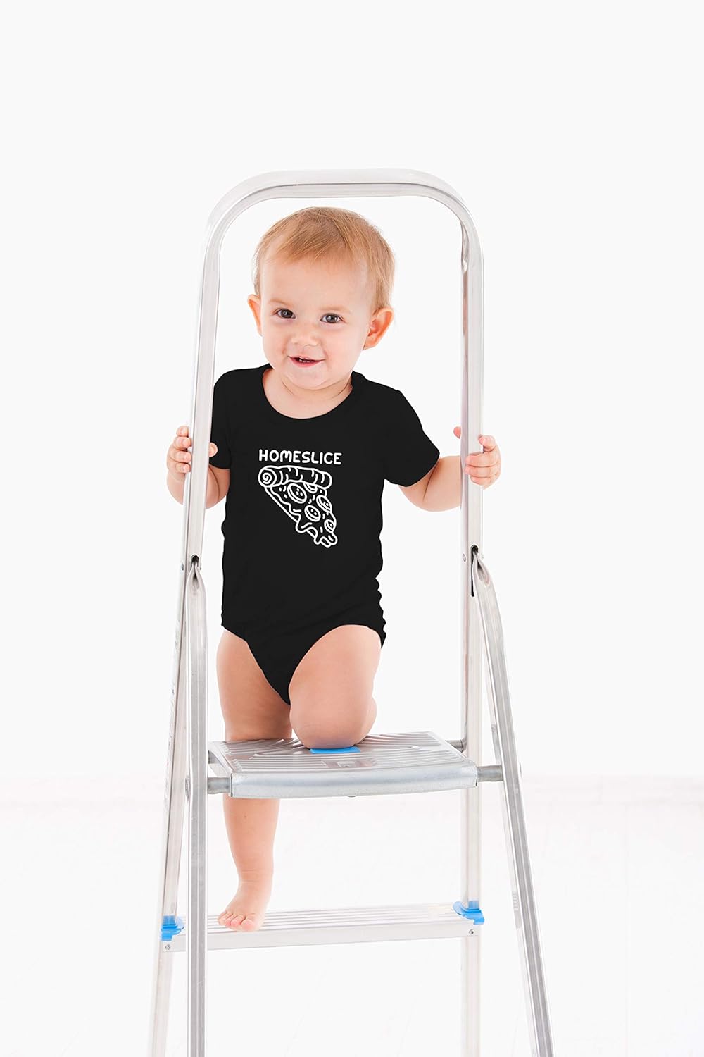 AW Fashions Homeslice Baby Bodysuit Funny Newborn Boy Outfits Cute Comfy Adorable Girl Romper Clothes - Image 3