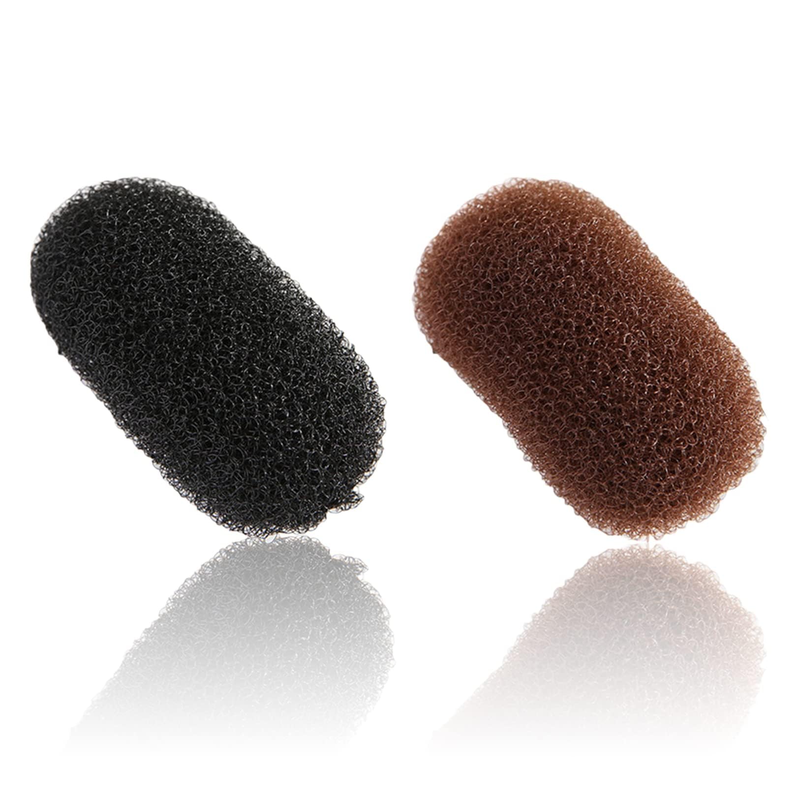 Photo 1 of 2 Pcs Charming Bump It Up Volume Inserts Comb and Styling Clip for Beehive Hair Base, Hair Accessories for Women Lady Girl (Black and Brown)