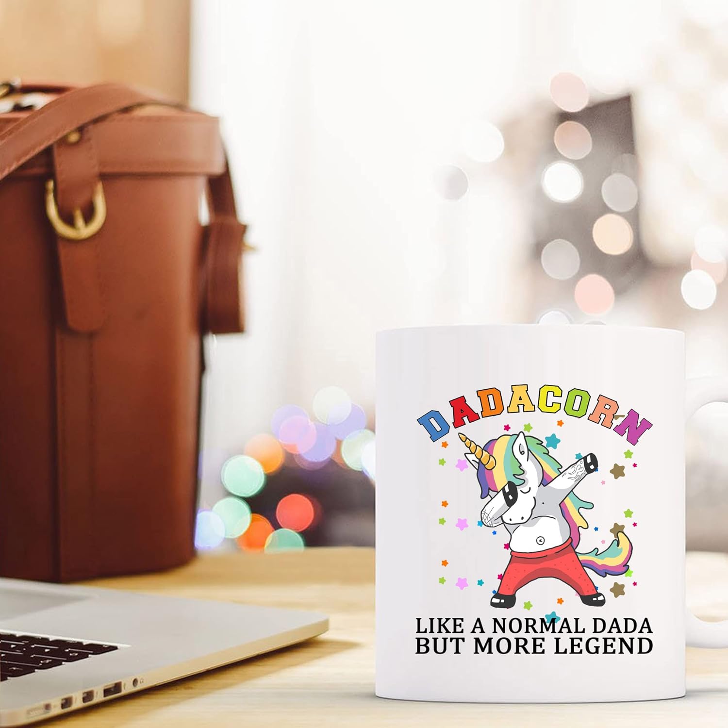 Promo 40% OFF Funny Unicorn Coffee Mug with Quote For Dad - Dadacorn Like A Normal Dada, But More Legend- Birthday Father's Day, Valentine's Day For Daddy From Son Daughter- White Fine Bone 11 oz Weekly Top Sale Funny Unicorn Coffee Mug with Quote For Dad - Dadacorn Like A Normal Dada, But More Legend- Birthday Father's Day, Valentine's Day For Daddy From Son Daughter- White Fine Bone 11 oz