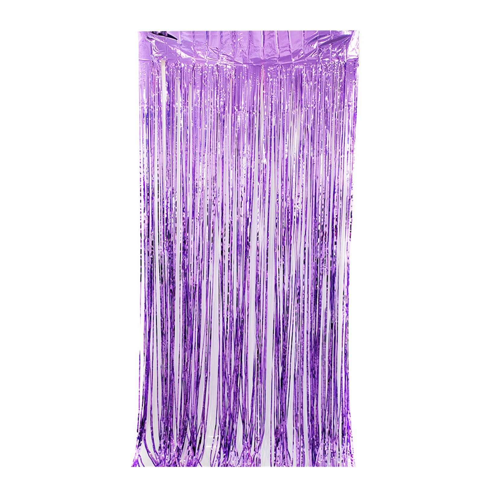 Rideau à Franges en Feuille d'or Rose, 20 pièces/2 mètres, Brillant, for fête d'anniversaire, Mariage, Remise de diplôme, décoration Fond pour Cuisine(Blue)