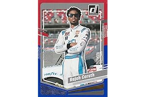 2024 Donruss Racing Red and Blue #32 Rajah Caruth Wendell Scott Foundation/Alpha...