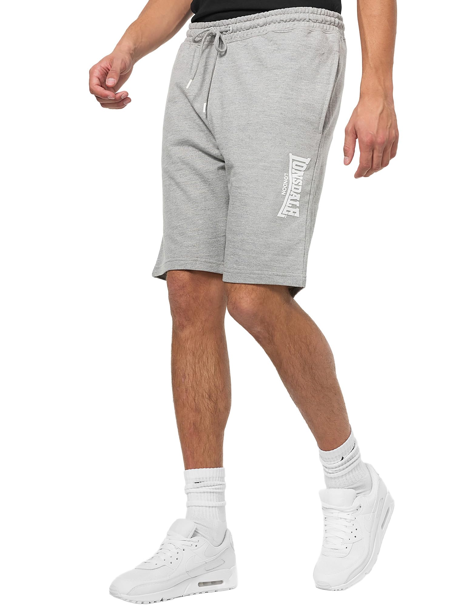 Lonsdale Men's FRINGFORD Shorts, Marl Grey, Normal