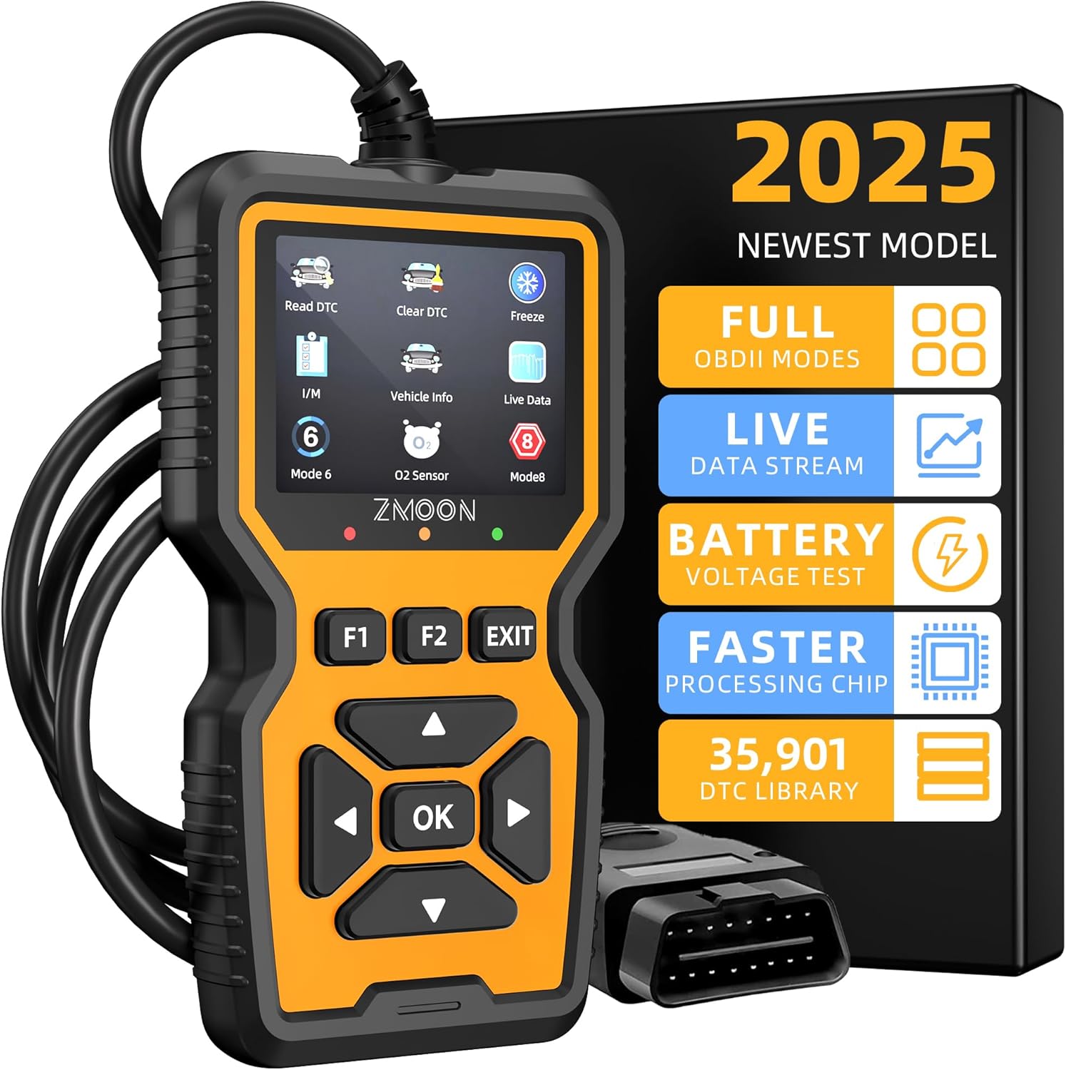 ZMOON ZM201 Professional OBD2 Scanner Diagnostic Tool